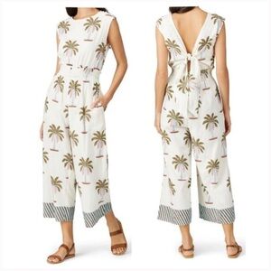 Roller Rabbit MORJIM PALM EMANELLE JUMPSUIT Size XL